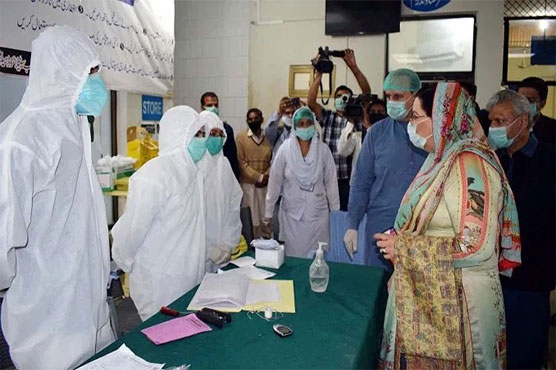 firdous-reviews-anti-covid-19-steps-at-allama-iqbal-hospital