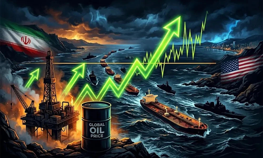 Oil prices surge amid renewed Donald Trump and Iran tensions, driven by fears of supply disruptions in global markets.