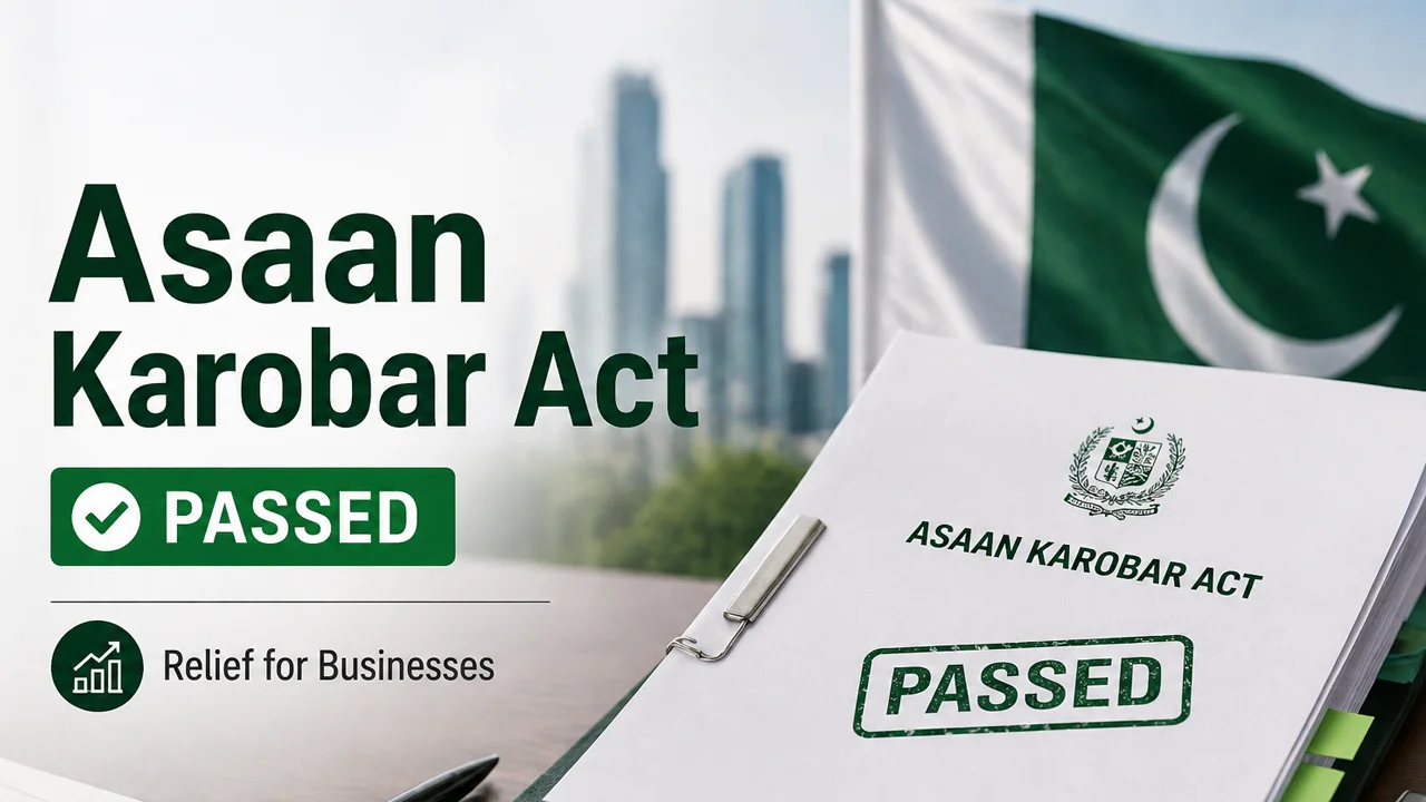 asaan-karobar-act-passed-big-relief-for-businesses-in-pakistan