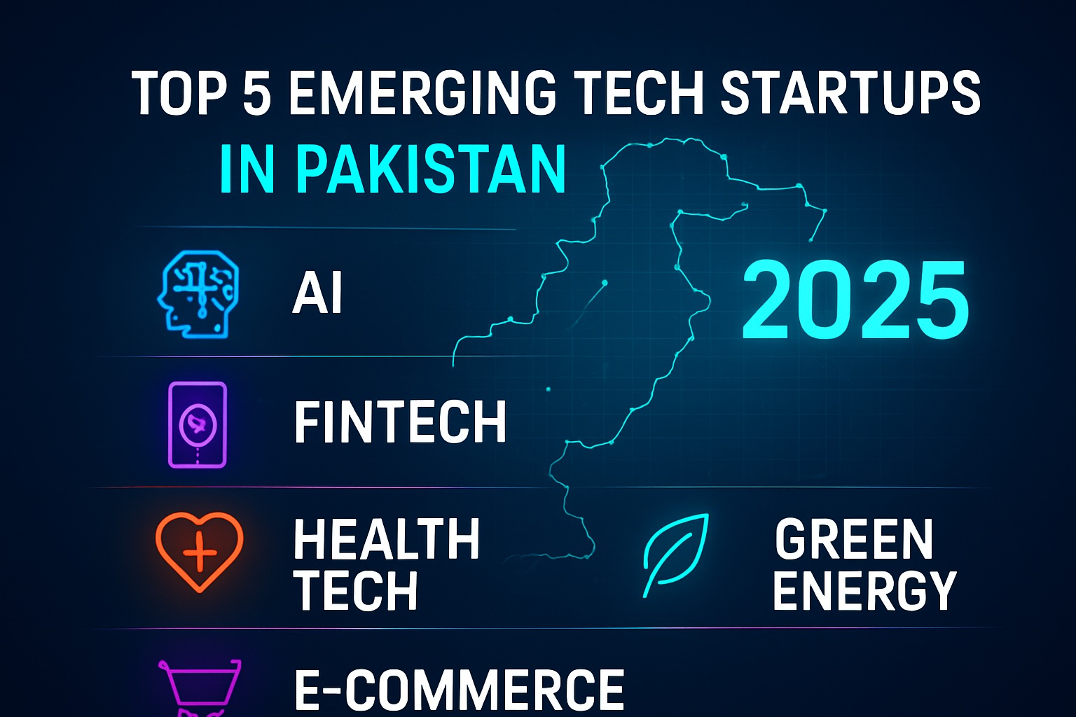 Top 5 Emerging Tech Startups in Pakistan to Watch in 2025