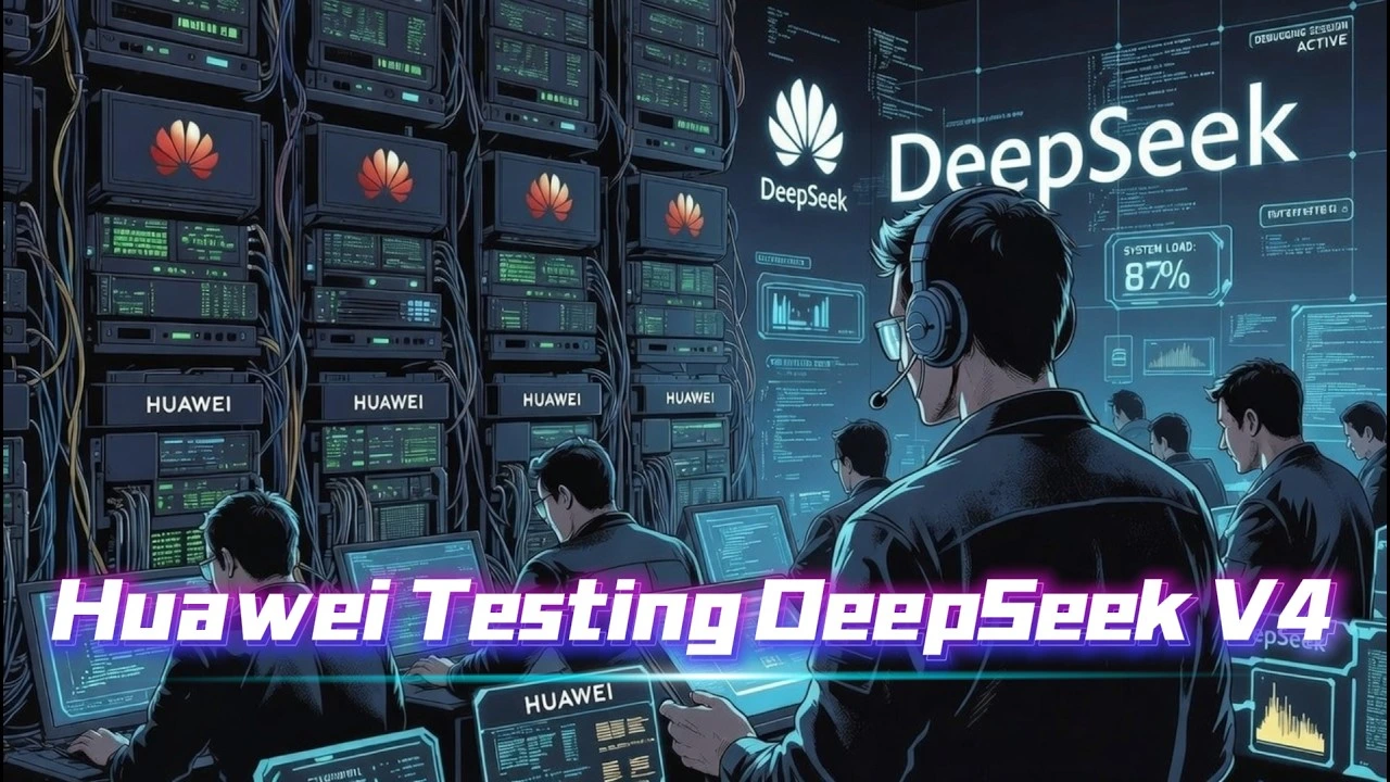 DeepSeek’s V4 model reportedly set to run on Huawei chips, The Information reports.