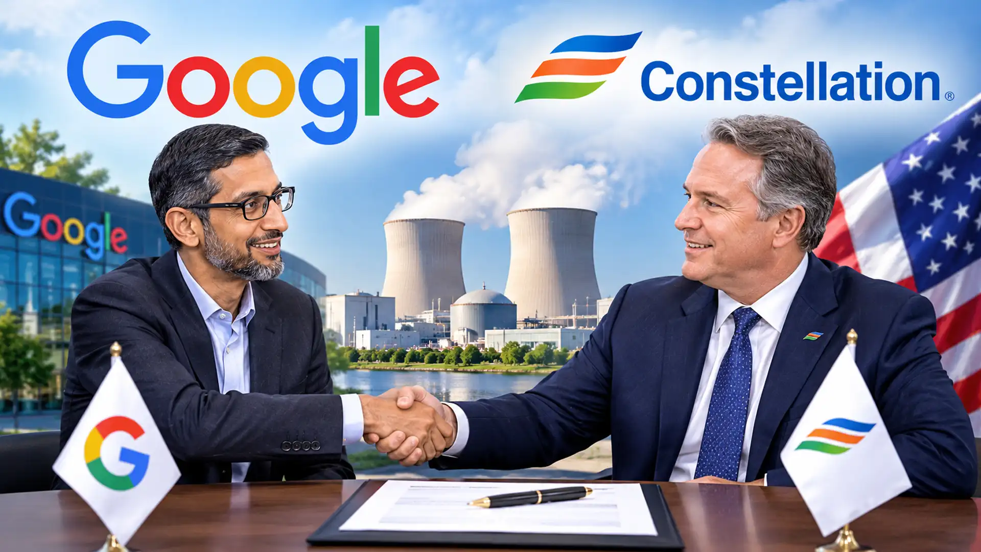 Google and Constellation Sign $4.3 Billion Nuclear Deal