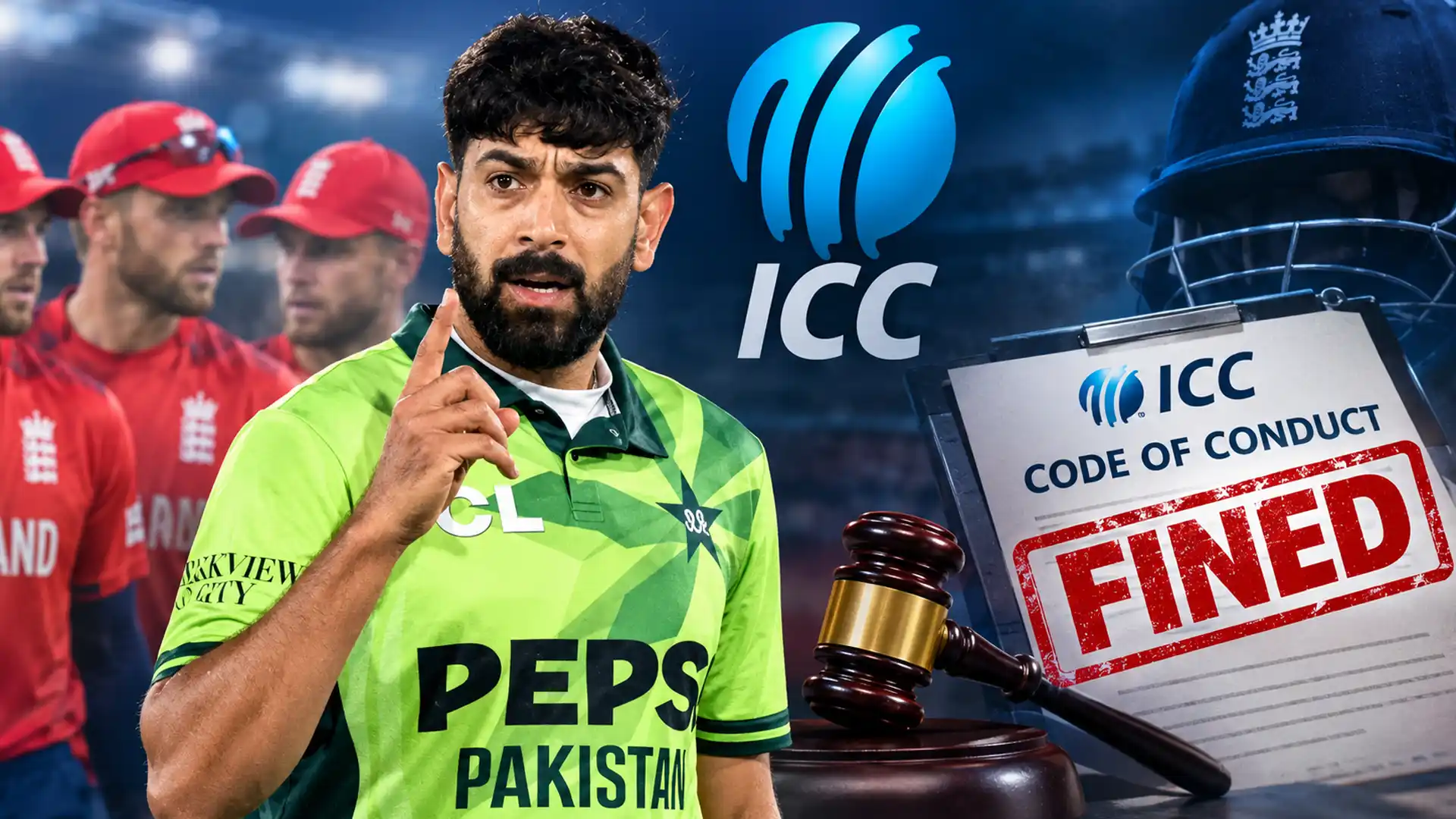 Haris Rauf Fined for ICC Code of Conduct Breach