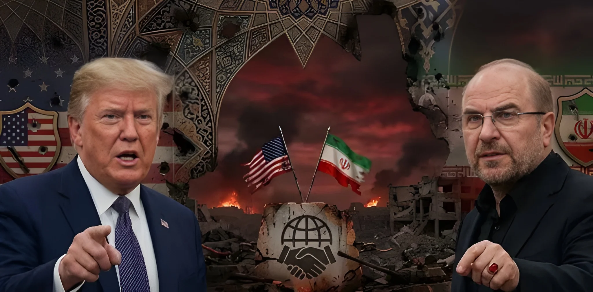 Trump-Ghalibaf exchange puts US-Iran peace talks under pressure