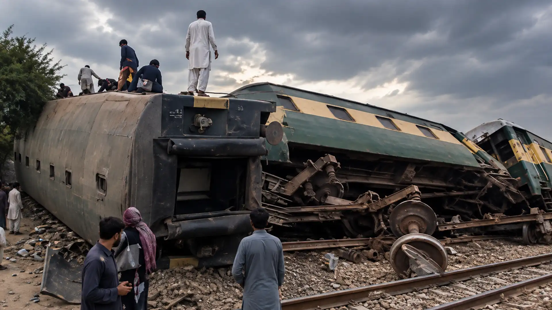 rehman-baba-express-derails-in-multan-several-killed