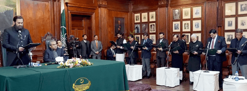 11-member-caretaker-punjab-cabinet-takes-oath