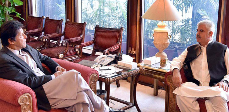 pm-imran-cm-mahmood-khan-discuss-provincial-matters