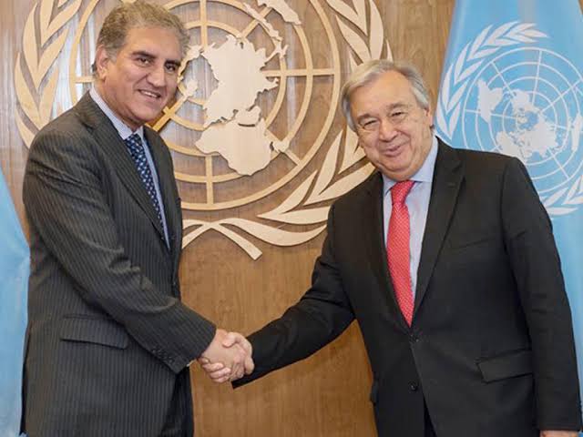qureshi-to-hold-telephonic-talks-with-antonio-guterres-today