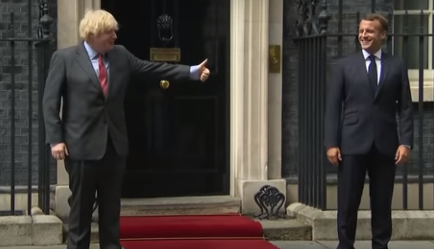 diplomacy-during-covid-19-johnson-and-macron-trade-bows-thumbs-up