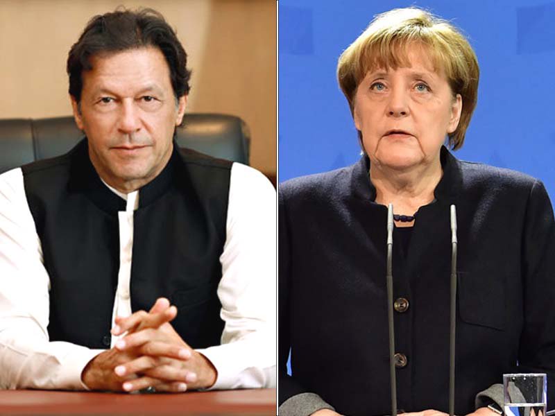 pm-imran-khan-phones-german-chancellor-angela-merkel-to-discuss-indian-illegal-acts