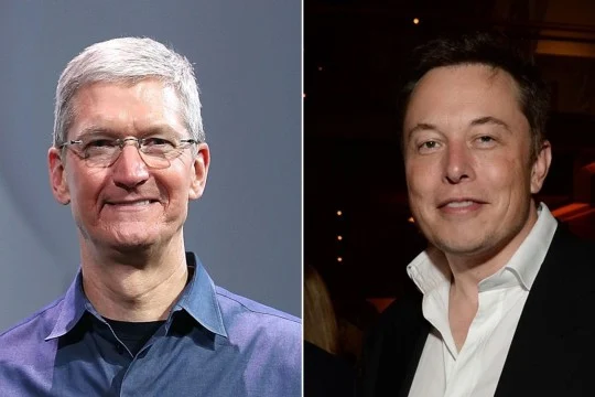 Elon Musk and Tim Cook are among the top executives accompanying Trump on his visit to China.