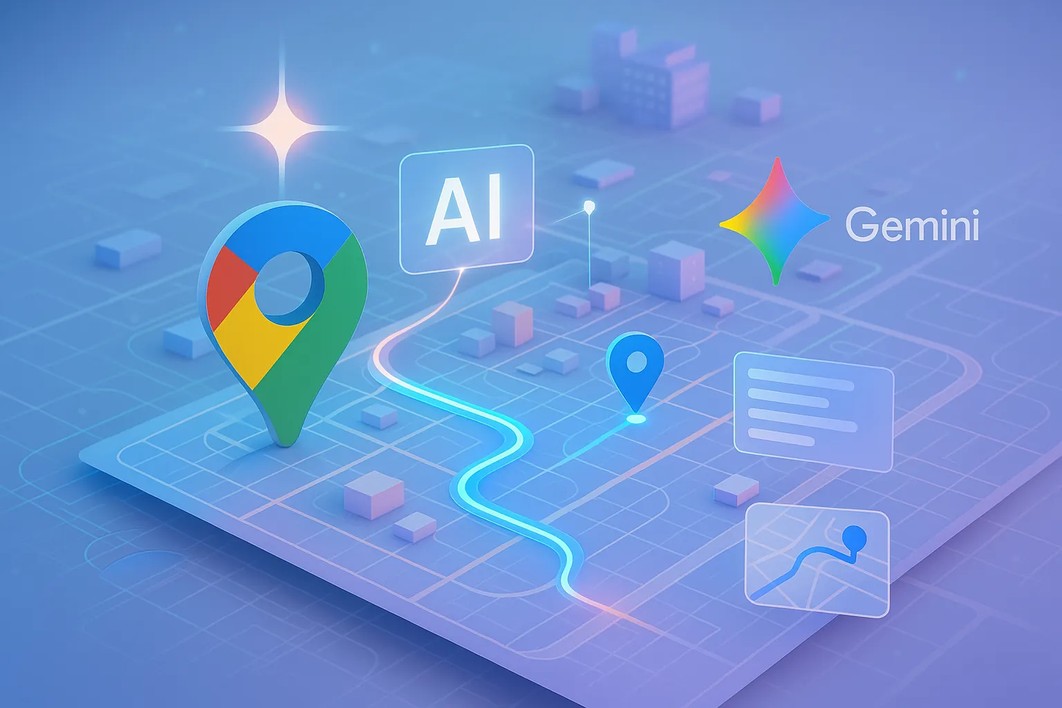 Google integrates Gemini AI into Maps, introducing 3D navigation routes