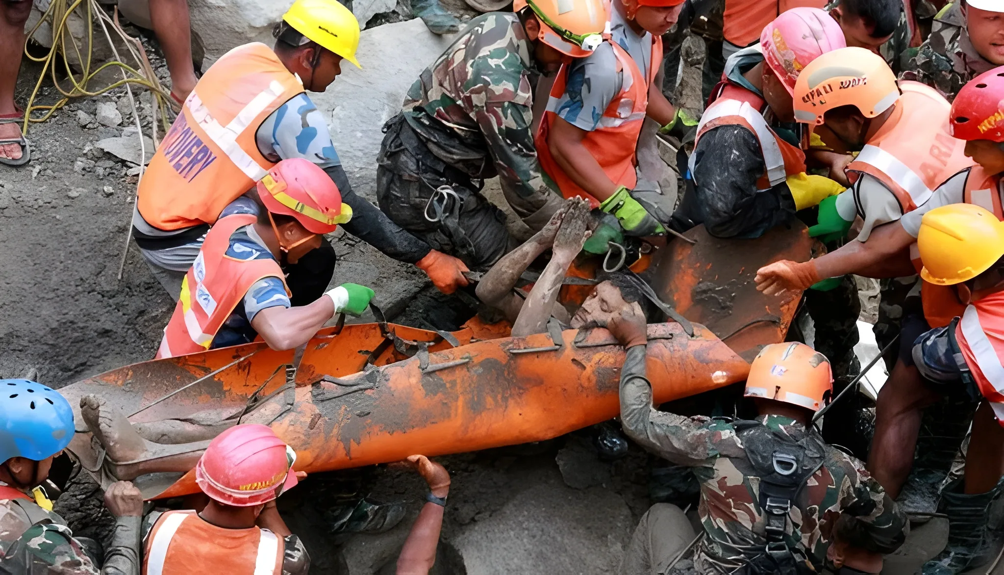 How Two Men Survived Nine Days Trapped Inside a Nepal Flood Tunnel