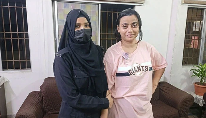 Karachi court grants three-day physical remand of Anmol alias Pinky.