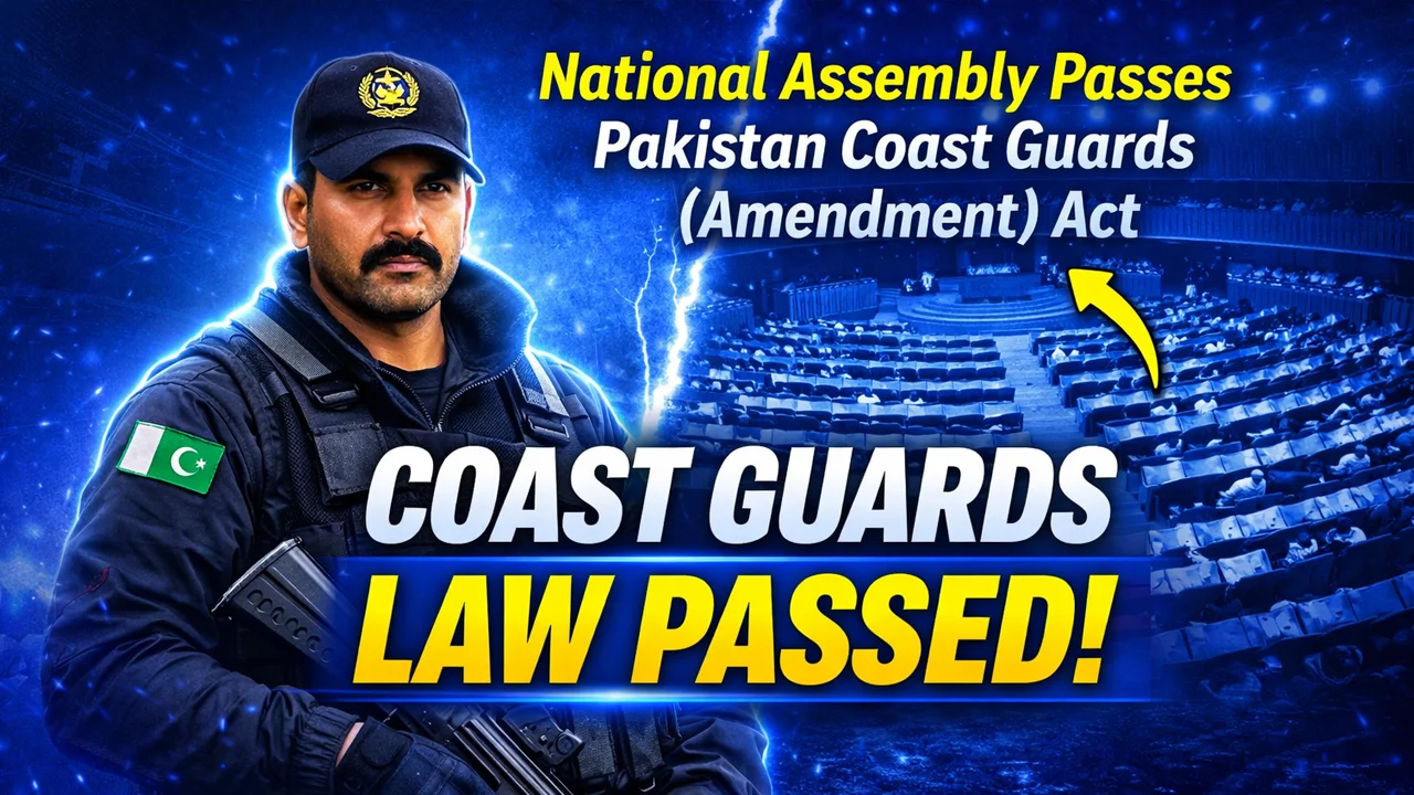 National Assembly Passes Pakistan Coast Guards (Amendment) Act 2024