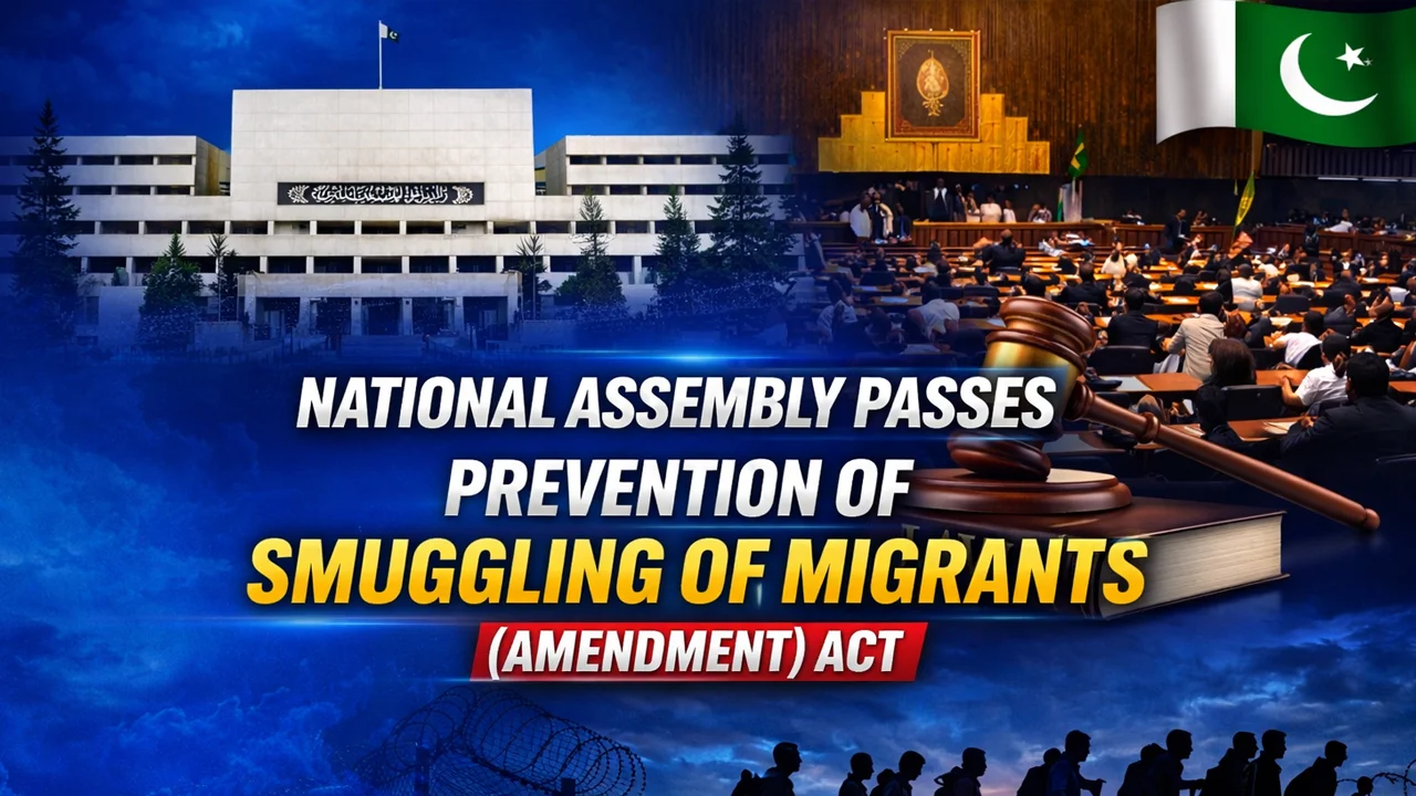 National Assembly Passes Prevention of Smuggling of Migrants (Amendment) Act 2025