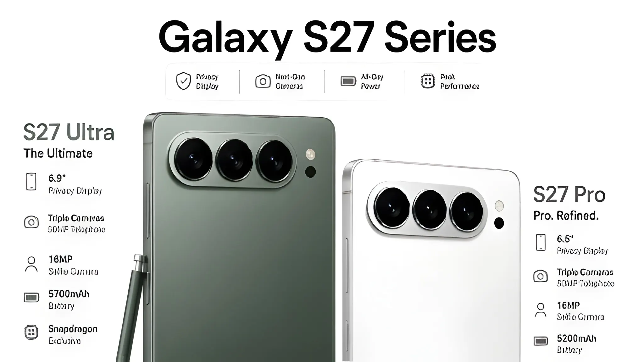 Samsung Galaxy S27 Ultra patent reveals major horizontal camera redesign