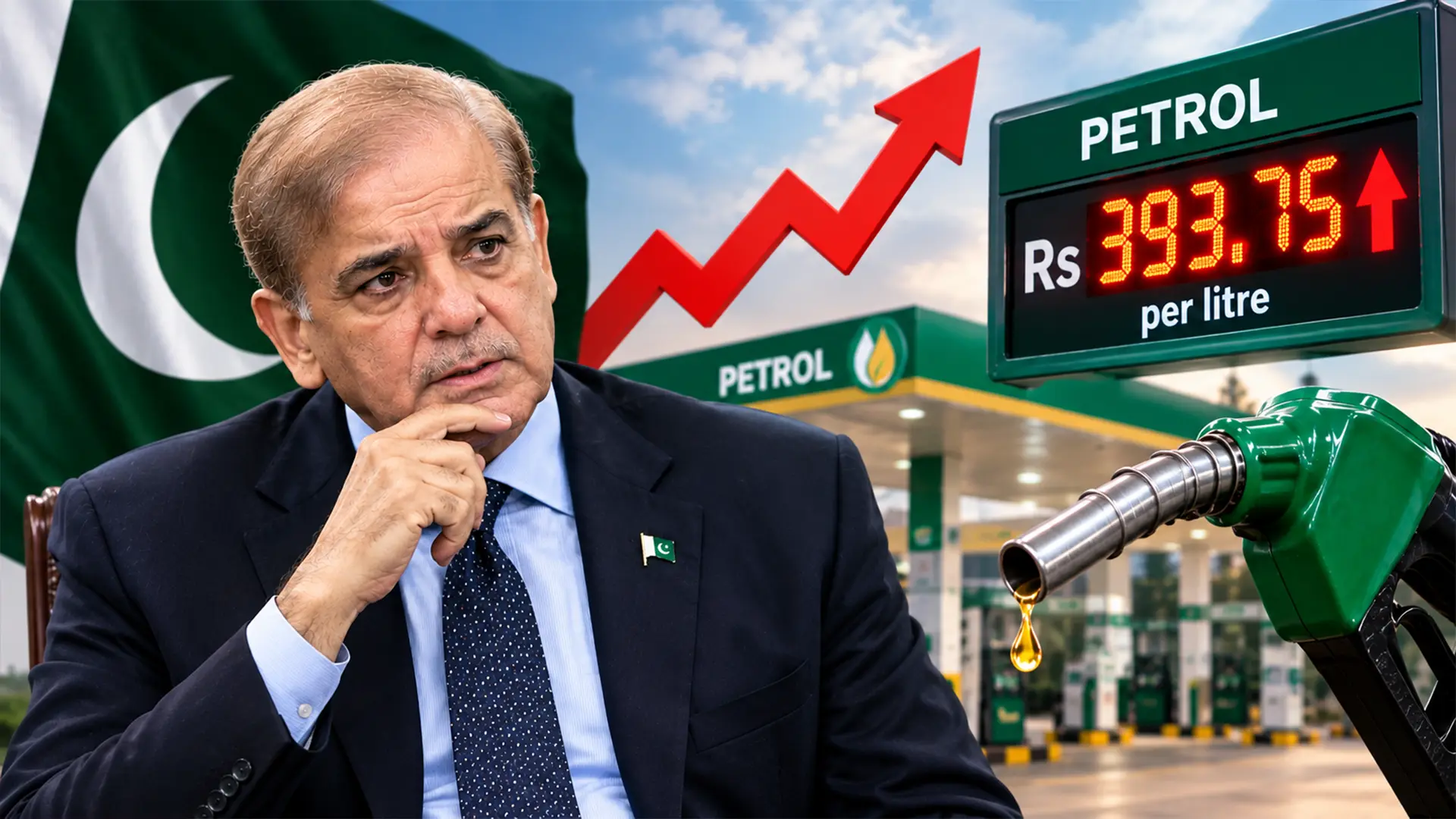 پاکستان میں پیٹرول کی قیمت بڑھ کر 393.75 روپے فی لیٹر ہو گئی